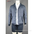 Men's fleece coat without hood